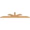 Ekena Millwork Richland Timber Gable Bracket, Western Red Cedar, 108"W x 27"H x 3 1/2"D x 5 1/2"F, 6/12 Pitch GBW108X27X0406RIC00SWR - alternate 4